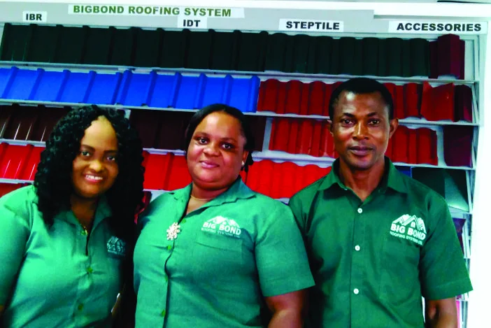 Big Bond Roofing team and roofing products