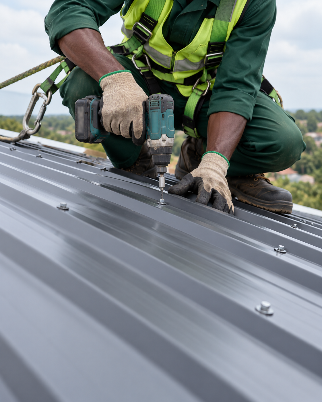 Professional roofing installation
